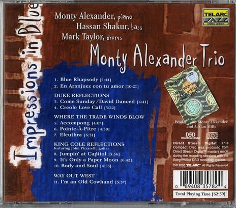Impressions in Blue - CD Audio di Monty Alexander - 2