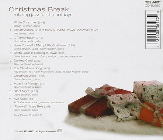 Christmas Break. Relaxing Jazz - CD Audio - 2