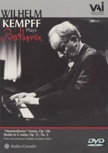 Beethoven: Sonata Per Pianoforte N. 29, Rondo Op. 51 / Wilhelm Kempff - DVD - DVD di Ludwig van Beethoven,Wilhelm Kempff