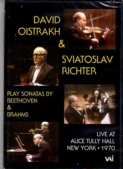 Oistrakh/Richter (DVD) - DVD di Ludwig van Beethoven,Johannes Brahms,Sviatoslav Richter,David Oistrakh