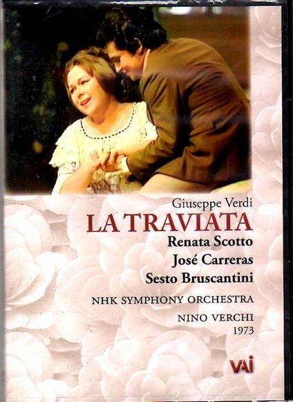 La Traviata (DVD) - DVD di Giuseppe Verdi,Renata Scotto,José Carreras,Sesto Bruscantini,NHK Symphony Orchestra