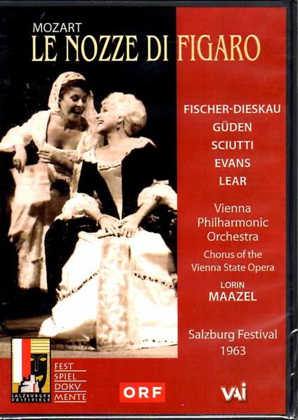 Nozze Di Figaro (DVD) - DVD di Wolfgang Amadeus Mozart,Dietrich Fischer-Dieskau,Geraint Evans