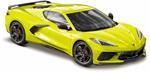 Maisto Chevrolet Corvette Stingray Coupe 2020 1 24 Yellow, Blue
