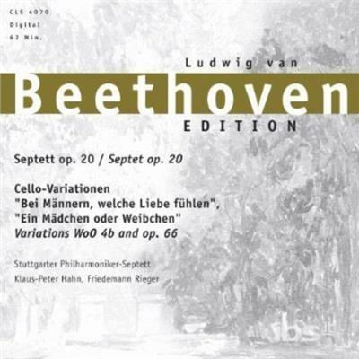 Septet op.20 Cello - Variat - CD Audio di Ludwig van Beethoven