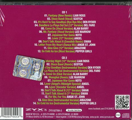Zyx Italo Disco 12 Hits - CD Audio - 2