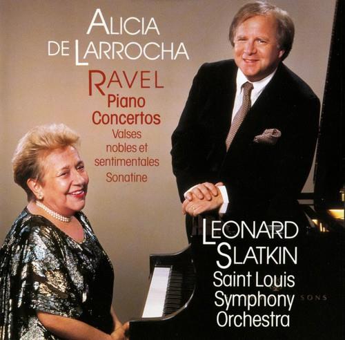 Ravel: Concerto In Sol, Concerto Per La Mano Sinistra / De Larrocha. Slatkin CD - CD Audio