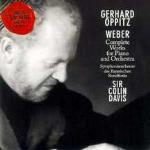 Concerti per pianoforte completi - CD Audio di Carl Maria Von Weber,Sir Colin Davis,Gerhard Oppitz,Orchestra Sinfonica della Radio Bavarese