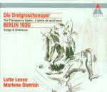 L'opera da tre soldi (Die Dreigroschenoper) - CD Audio di Kurt Weill,Lotte Lenya
