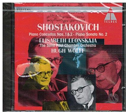 Shostakovich: Concertos No 1 & 2, Sonata N.2 / Leonskaja, Wolff - CD - CD Audio