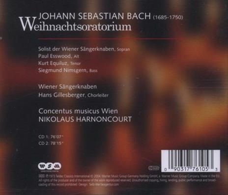 Weihnachtsoratorium - CD Audio - 2
