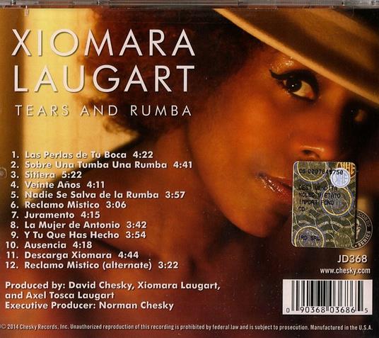 Tears and Rumba - CD Audio di Xiomara Laugart - 2