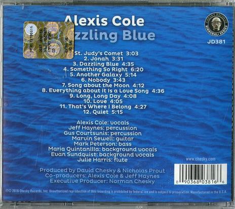 Dazzling Blue. The Music of Paul Simon - CD Audio di Alexis Cole - 2