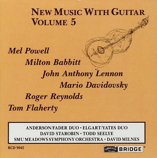 New Music With Guitar Vol - CD Audio di Lennon-Babbitt