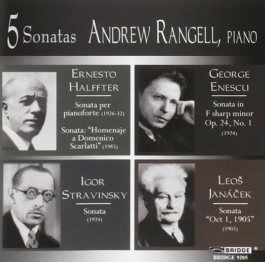 5 Sonatas - CD Audio di Andrew Rangell