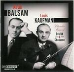 Musica da camera - CD Audio di Antonin Dvorak,Ernest Chausson,Louis Kaufman,Artur Balsam
