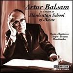 Concerto alla Manhattan School of Music - CD Audio di Artur Balsam
