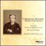 Sonata per pianoforte op.91 - CD Audio di Christian Sinding,Jerome Lowenthal