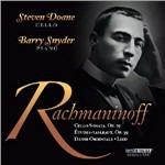 Cello Sonata - Studi - Table - CD Audio di Sergei Rachmaninov