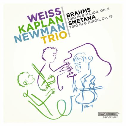 Trio op.8 / Trio op.15 - CD Audio di Johannes Brahms,Bedrich Smetana