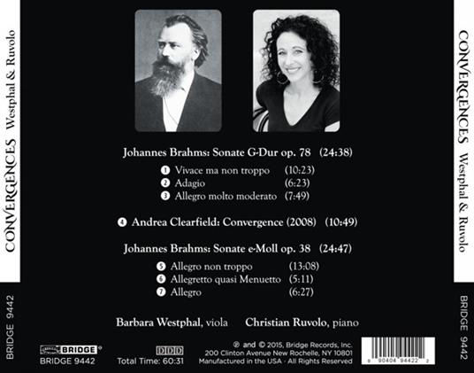 Convergences - CD Audio di Barbara-Christian Ruvolo Westphal - 2