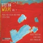 Musica per Violino vol.7 - CD Audio di Stefan Wolpe