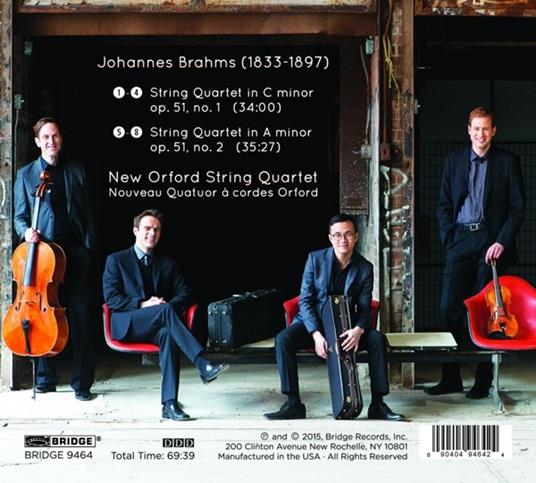 String Quartets Op.51 No. - CD Audio di Johannes Brahms - 2