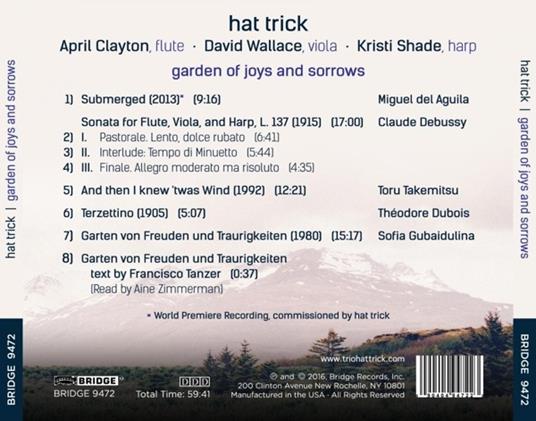 Garden Of Joys And Sorrows - CD Audio di Hat Trick Trio - 2
