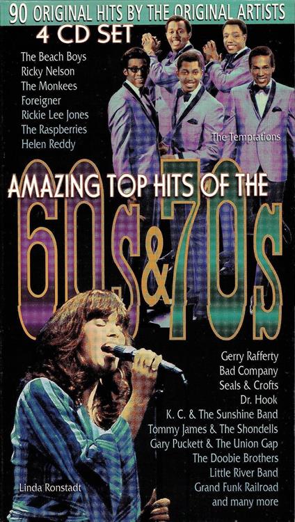 Amazing Top Hits Of The 60's & 70's - CD Audio