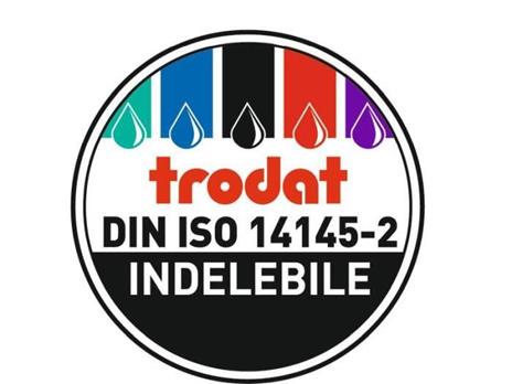 Timbro autoinchiostrante Trodat PRINTY 4931 in plastica 70x30 mm nero 45196 - 2