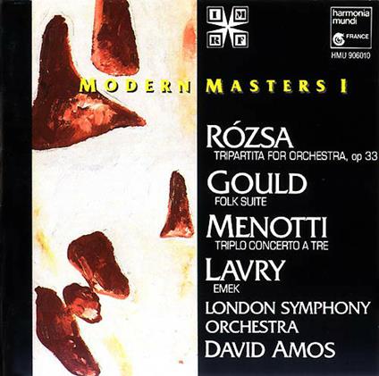 Modern masters 1 - CD Audio di Miklos Rozsa