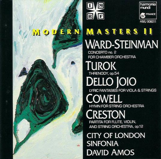 Partita per flauto violino e orchestra d'archi op - CD Audio di Paul Creston