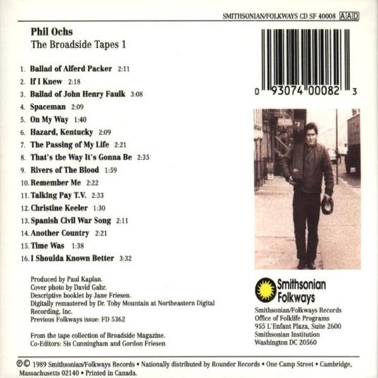Broadside Tapes - CD Audio di Phil Ochs - 2