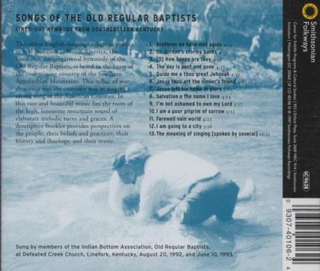 Old Regular Baptists - CD Audio - 2