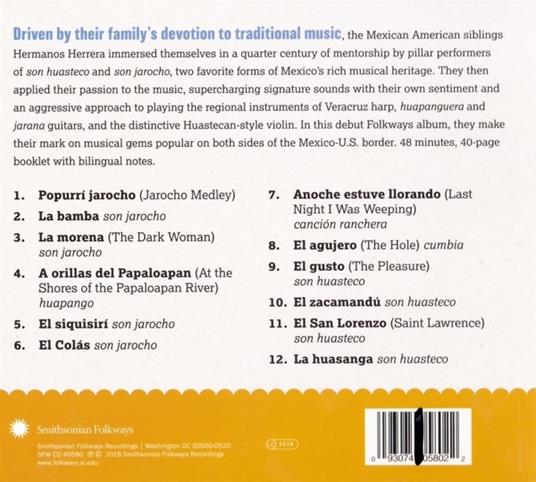 Sones jarochos y huastecos y mas - CD Audio di Hermanos Herrera - 2