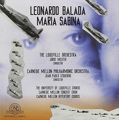 Maria Sabina Escenas Borrascosas (Thunderous Scene - CD Audio di Leonardo Balada