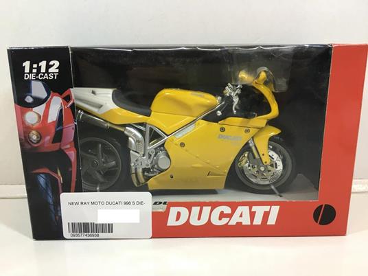 Modellino Ducati. Ducati 998S. Scala 1:12. Giallo - 5