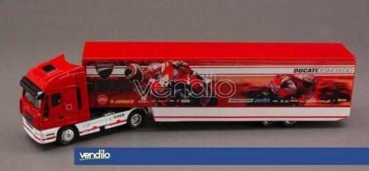 Modellino New Ray Ny46773 Iveco Stralis Ducati Moto Gp 1:87 - 2