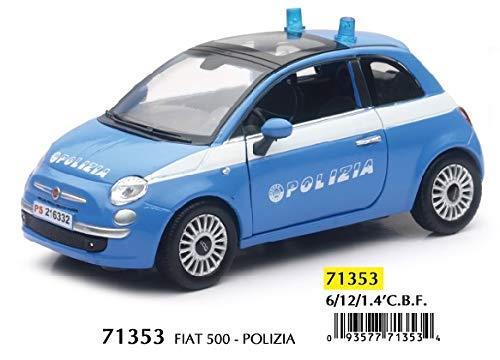 Modellino Auto Fiat 500 Polizia Scala 1 24 New Ray 71353 71353 - New Ray -  Automobili - Giocattoli