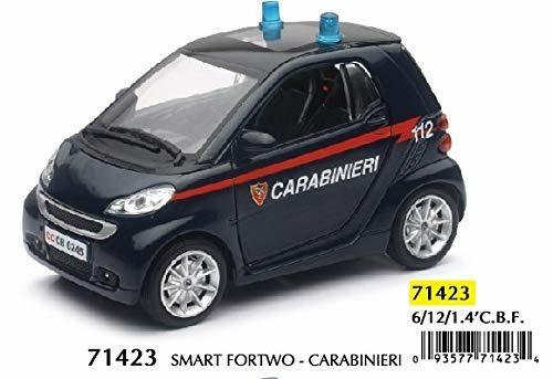 New Ray Auto Smart Fortwo Carabinieri 1:24-New-71423. 71423