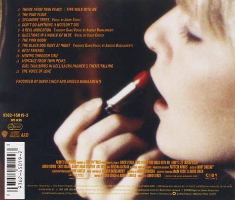 Twin Peaks -Movie- (Colonna sonora) - CD Audio - 2