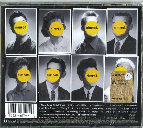 Nimrod - CD Audio di Green Day - 2
