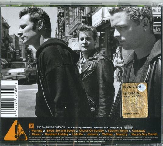 Warning - CD Audio di Green Day - 2