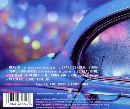 Ride - CD Audio di Boney James - 2