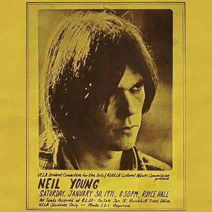 Royce Hall 1971 - Vinile LP di Neil Young