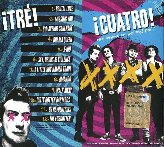 Tré! - Cuatro! - CD Audio + DVD di Green Day - 2