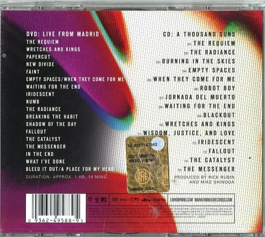 A Thousand Suns + - CD Audio + DVD di Linkin Park - 2