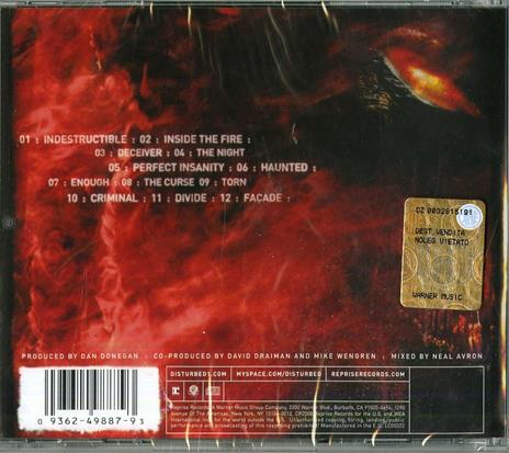Indestructible - CD Audio di Disturbed - 2