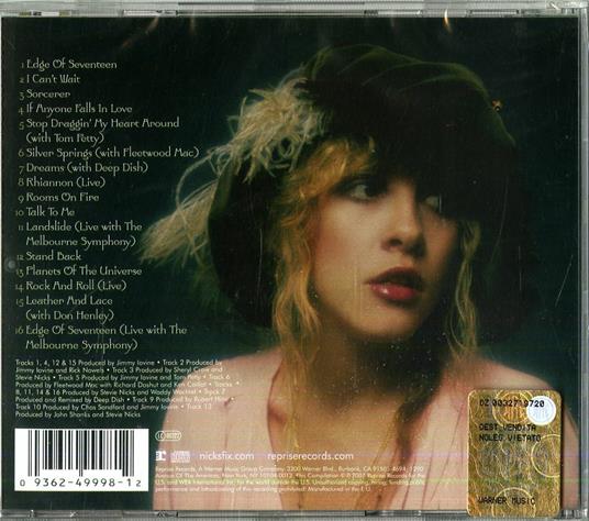 Crystal Visions. The Very Best of Stevie Nicks - CD Audio di Stevie Nicks - 2