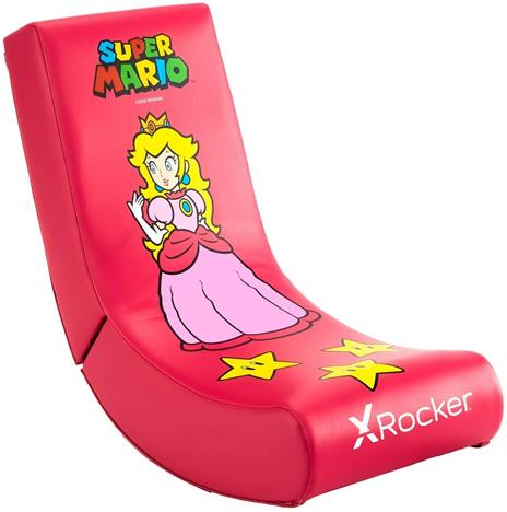 X Rocker Prinzessin Peach Poltrona per gaming Seduta imbottita Multicolore
