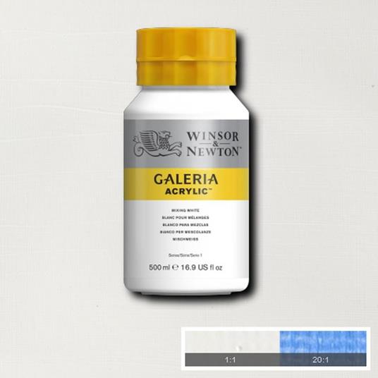 Acrilico Winsor & Newton Galeria 500ml – Bianco Per Mescolanze